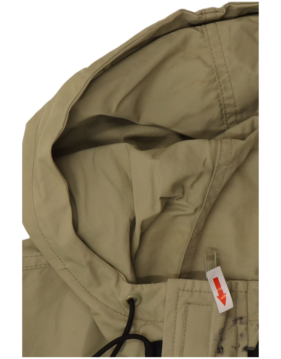 CAT Veste Anorak à capuche pour homme UK 40 Large Kaki Coton