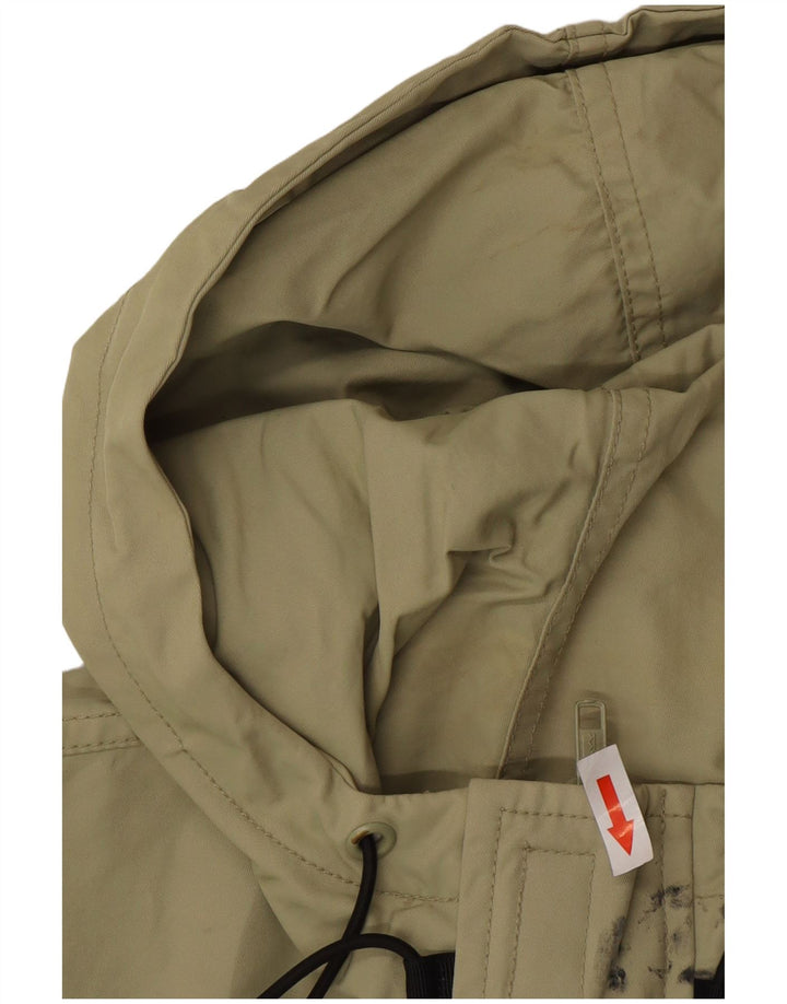 CAT Veste Anorak à capuche pour homme UK 40 Large Kaki Coton