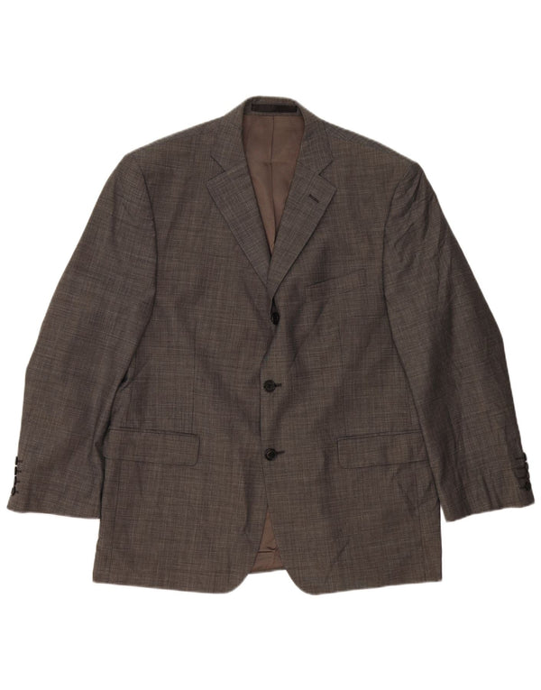 Marks & Spencer Veste blazer à 3 boutons pour homme UK 42 XL Gris laine vierge
