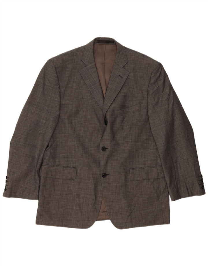 Marks & Spencer Veste blazer à 3 boutons pour homme UK 42 XL Gris laine vierge