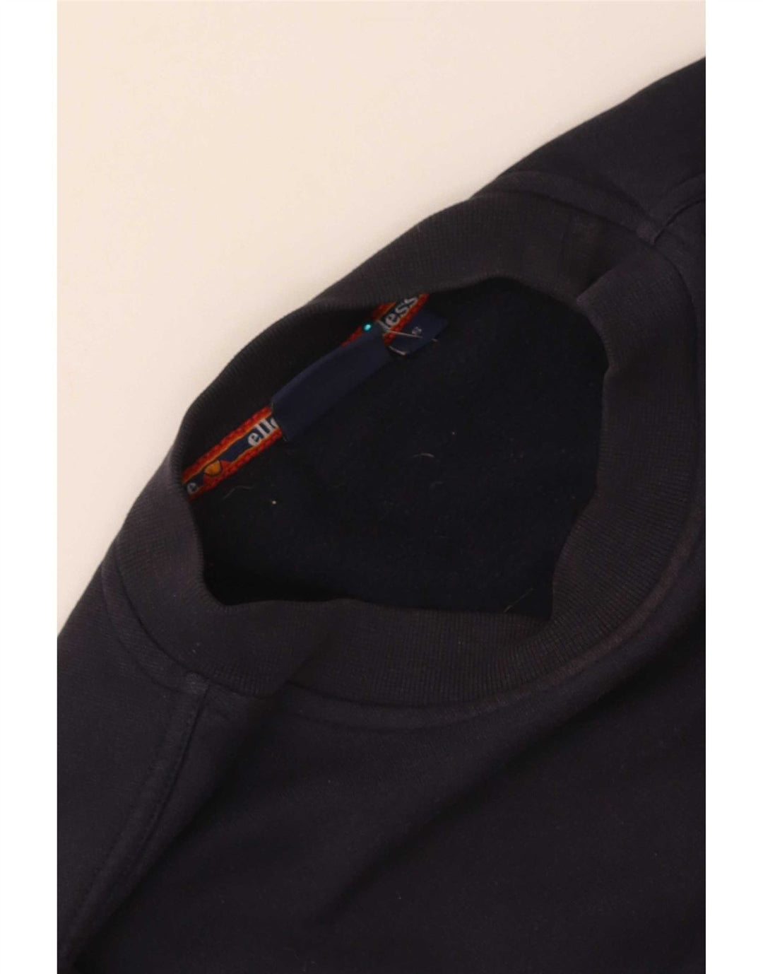 Ellesse Sweat-shirt surdimensionné graphique pour femme UK 10 Small Bleu marine