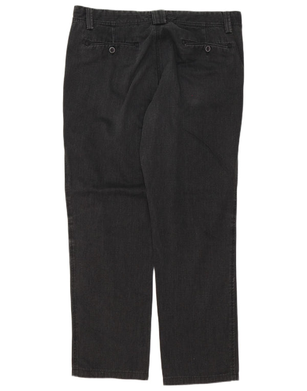 Avirex Mens Straight Jeans IT 54 2XL W38 L30 Grey Cotton