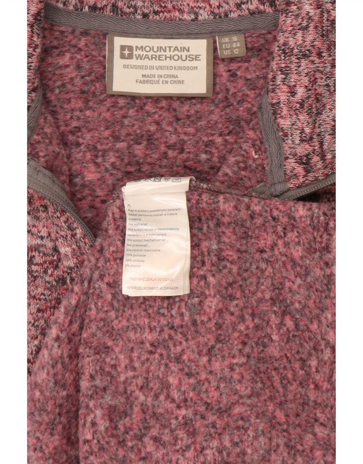 Mountain Warehouse Sweat-shirt pour femme UK 16 Large Rose Moucheté