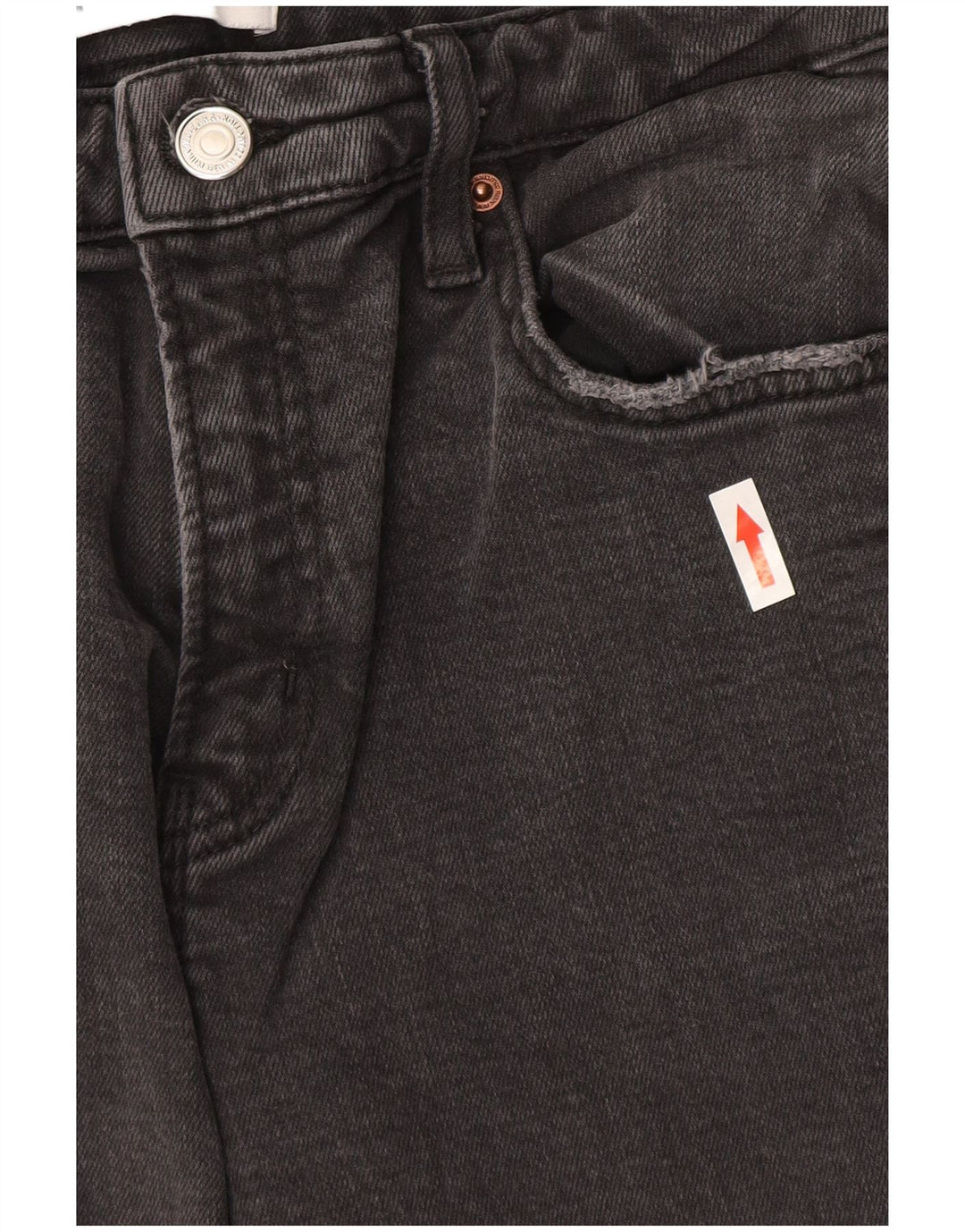 Zara Jean droit femme EU 40 Medium W30 L26 coton gris