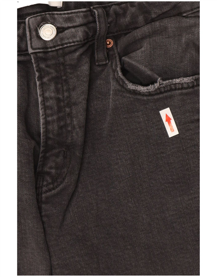 Zara Jean droit femme EU 40 Medium W30 L26 coton gris