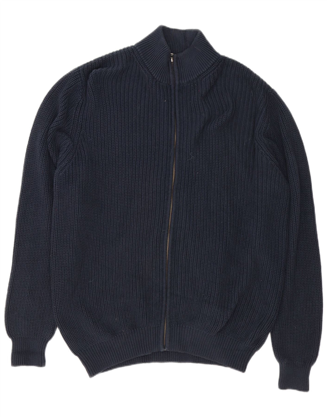 L.L.Bean Cardigan Homme Pull XL Bleu Marine Coton