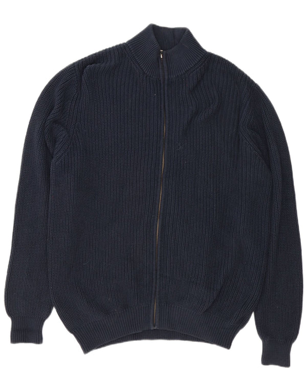 L.L.Bean Cardigan Homme Pull XL Bleu Marine Coton
