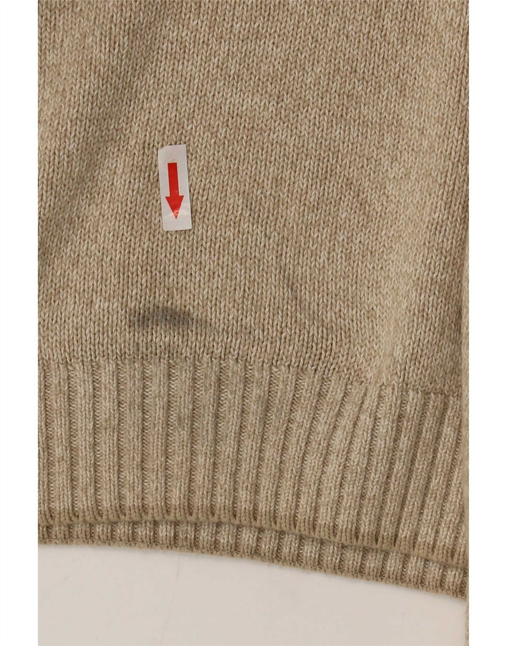 Gant Pull Col V Homme XL Beige Coton