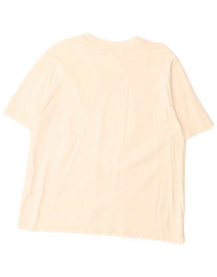 Zara T-Shirt Femme Top UK 14 Coton Blanc Moyen