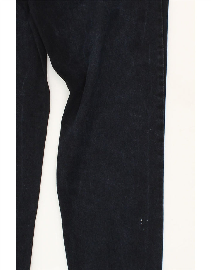 TRUSSARDI Womens Tapered Jeans W33 L29 Black Cotton Vintage Trussardi and Second-Hand Trussardi from Messina Hembry 