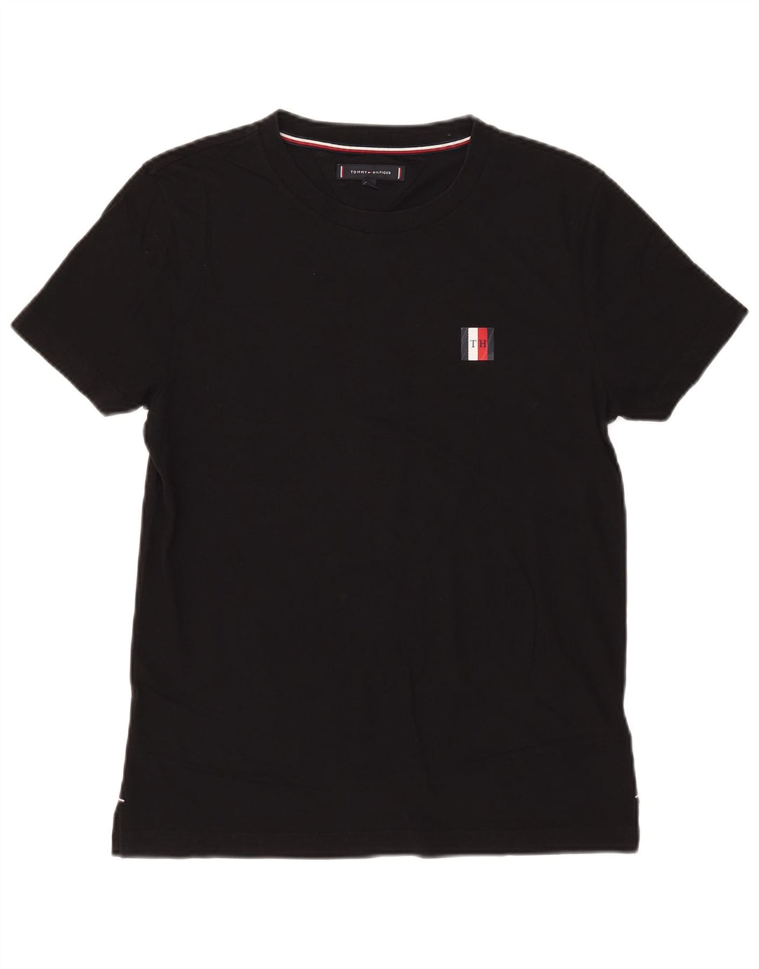 Tommy Hilfiger T-Shirt Homme Noir Moyen Coton