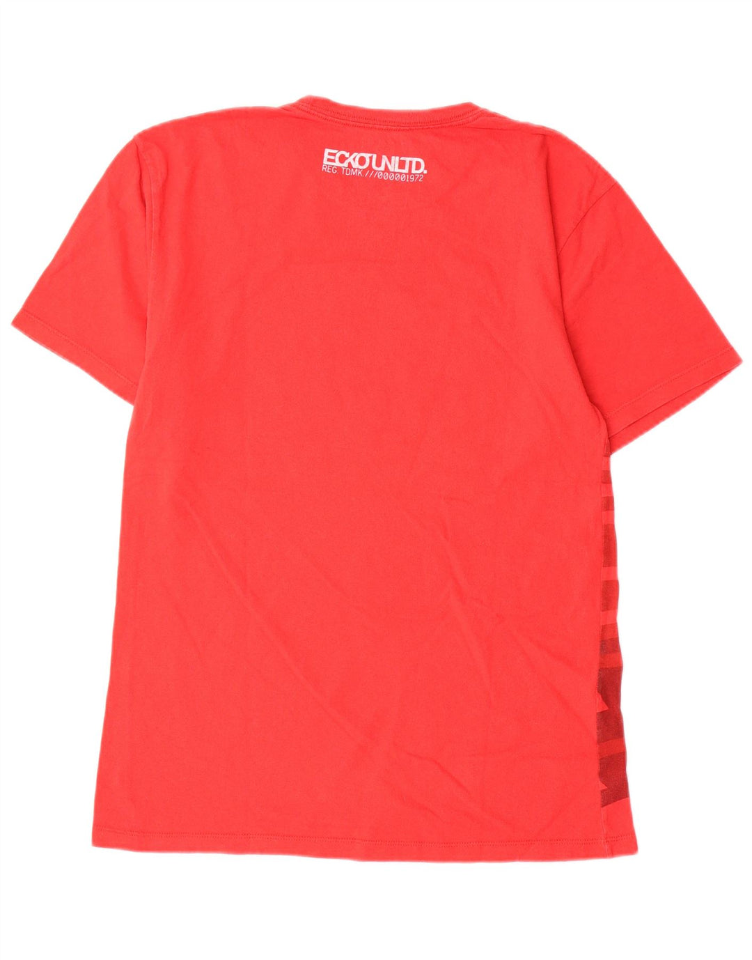 Ecko Unltd T-shirt graphique pour homme en coton géométrique rouge petit