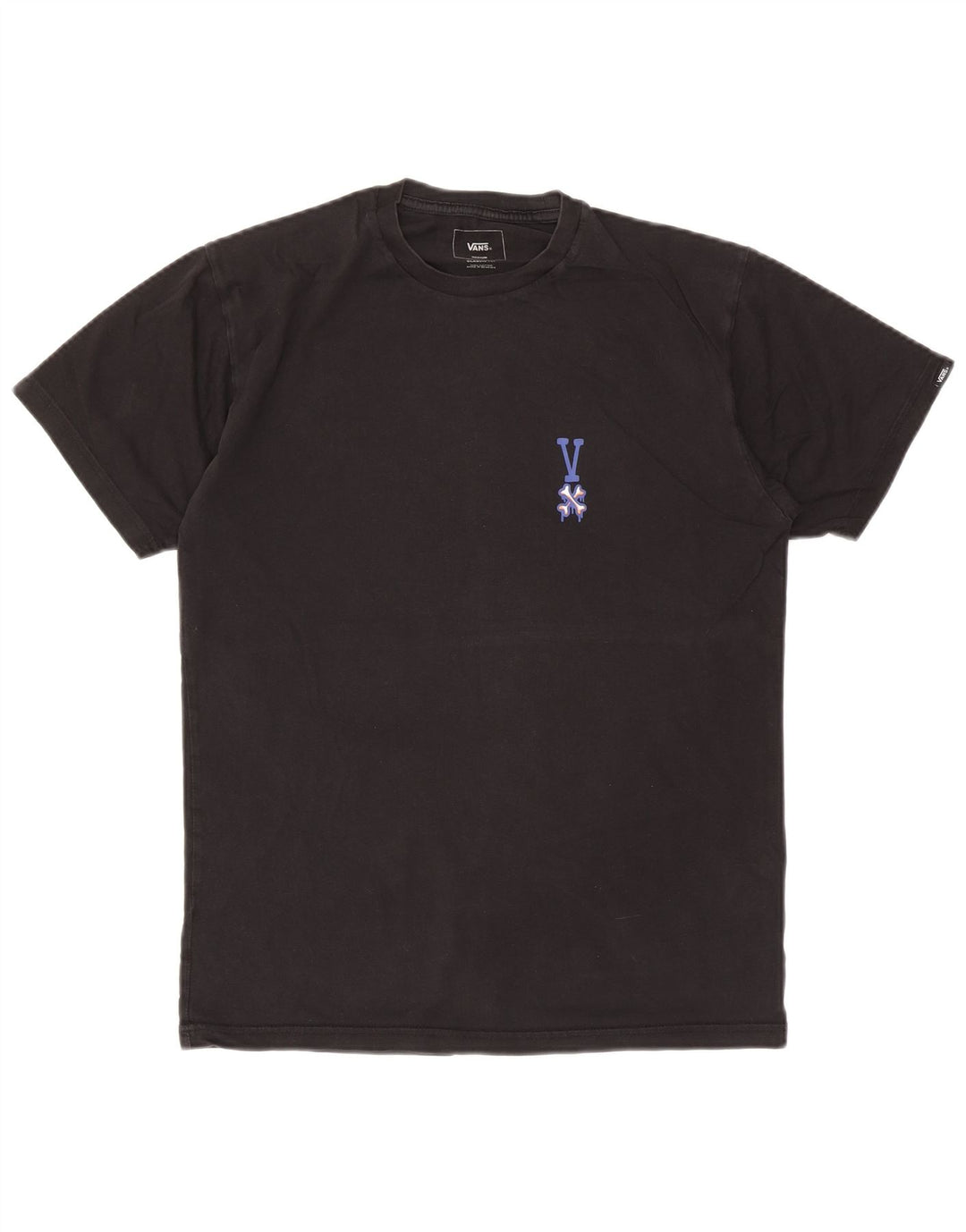 Vans T-shirt graphique coupe classique pour homme en coton noir moyen