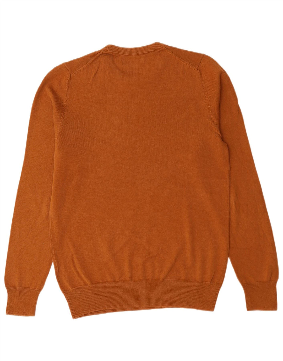 Marks & Spencer Pull à col rond pour homme Petit coton marron