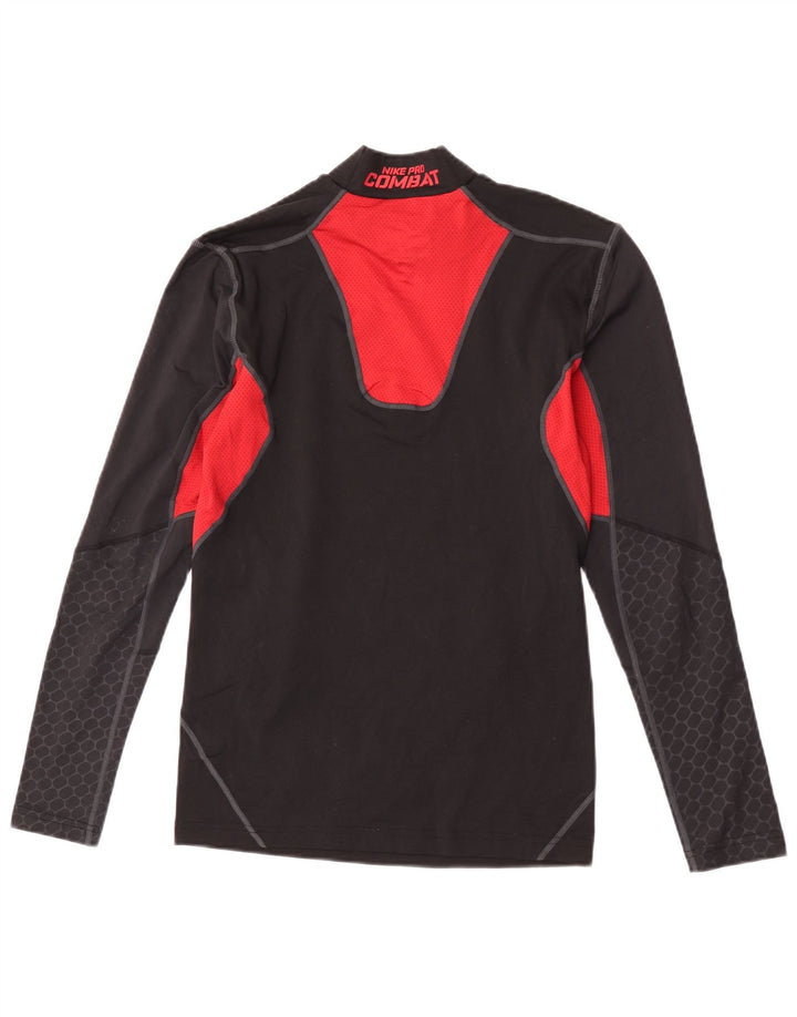 Haut à manches longues Nike Dri Fit Graphic pour homme, color block, noir moyen