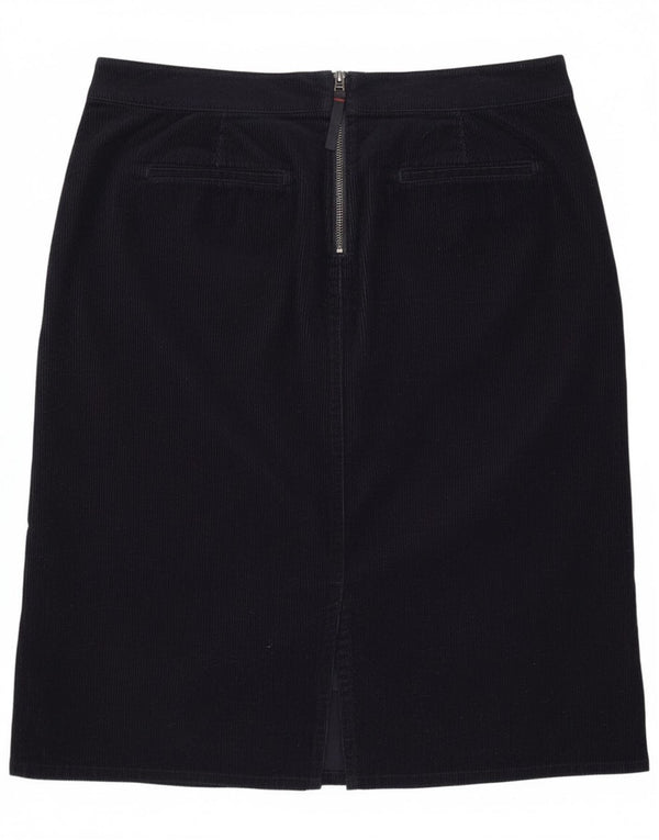 Jupe Boden en velours côtelé pour femme UK 18 XL W38 Bleu marine Coton