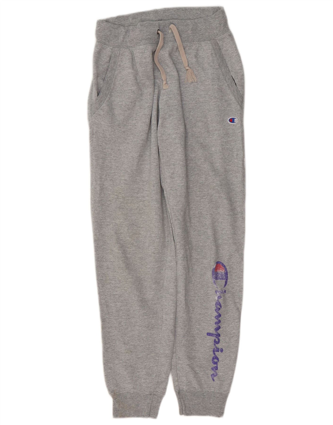 CHAMPION Pantalon de Survêtement Graphique Homme Pantalon de Jogging Petit Gris Moucheté Coton