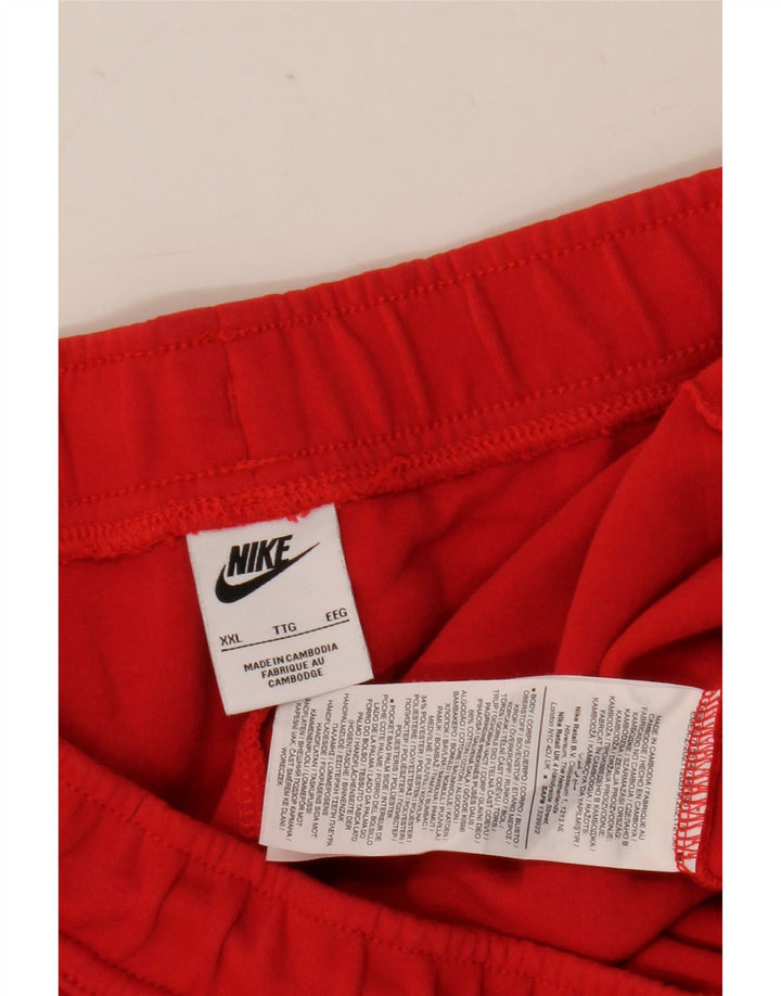 Nike Pantalon de survêtement pour homme en coton rouge 2XL