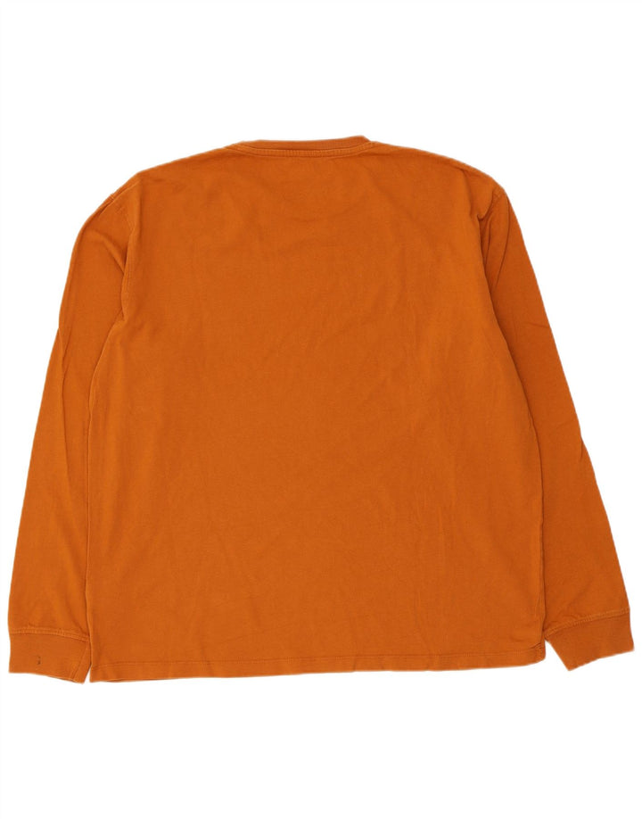 Wrangler Haut à manches longues pour homme en coton marron moyen