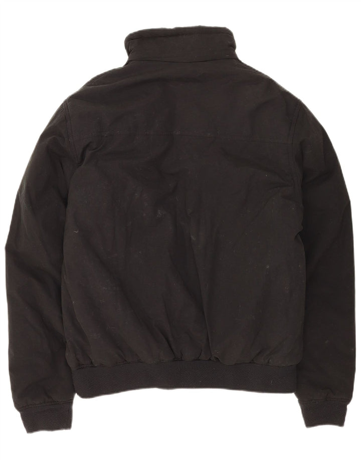 ASICS Veste coupe-vent pour homme UK 40 Large Noir Coton