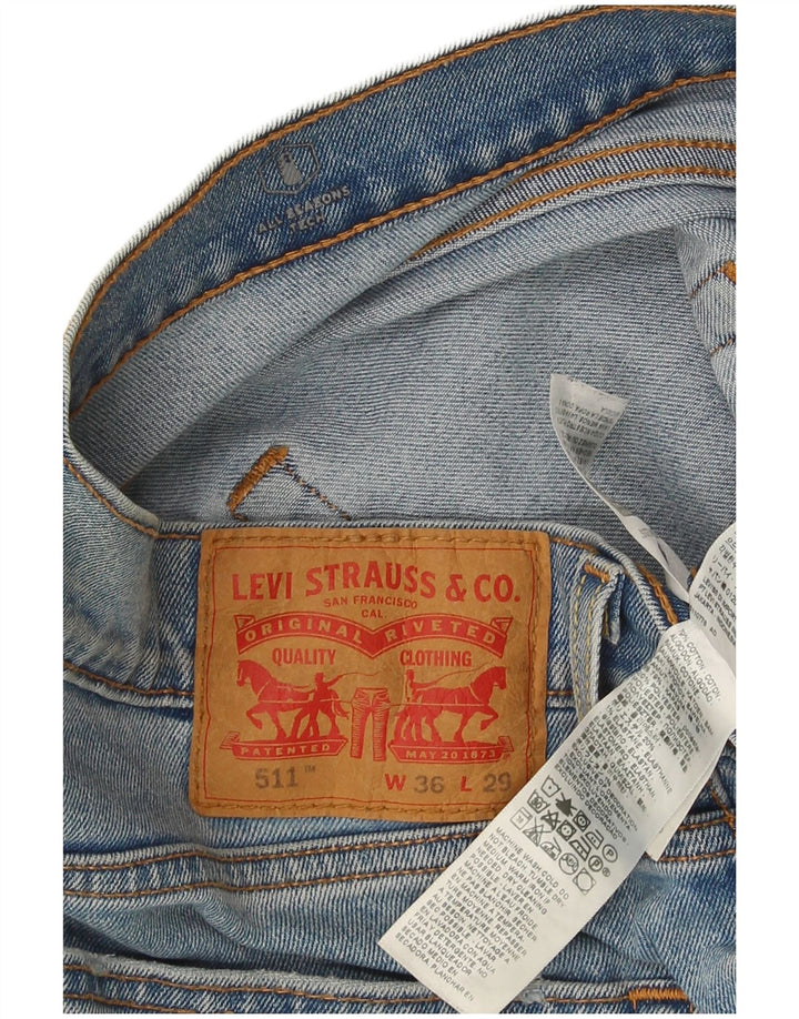 Levi's Jean Slim 511 Homme Bleu W36 L29 Coton
