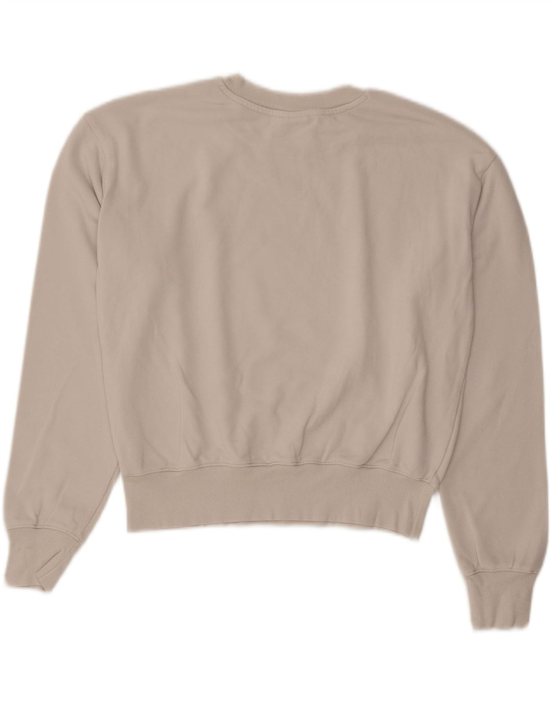 CHAMPION Sweat-shirt court graphique pour femme UK 14 Beige moyen