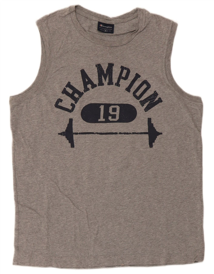 Champion Débardeur Graphique Homme Gris Moyen