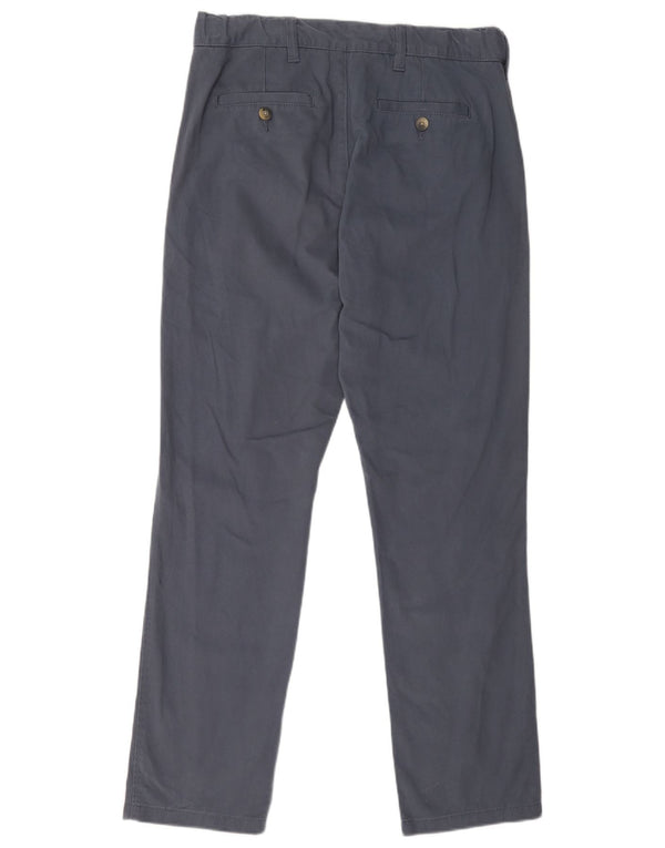 James Pringle Pantalon Chino Droit Homme W34 L31 Bleu Marine Coton