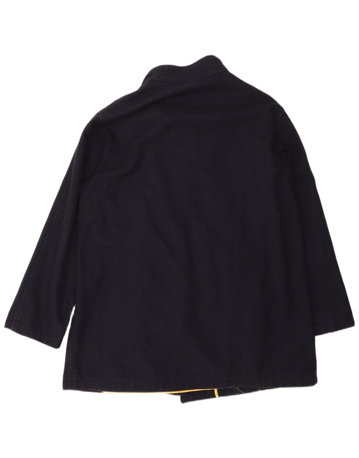 MARINA YACHTING Manteau Double Boutonnage Homme IT 56 3XL Bleu Marine Laine