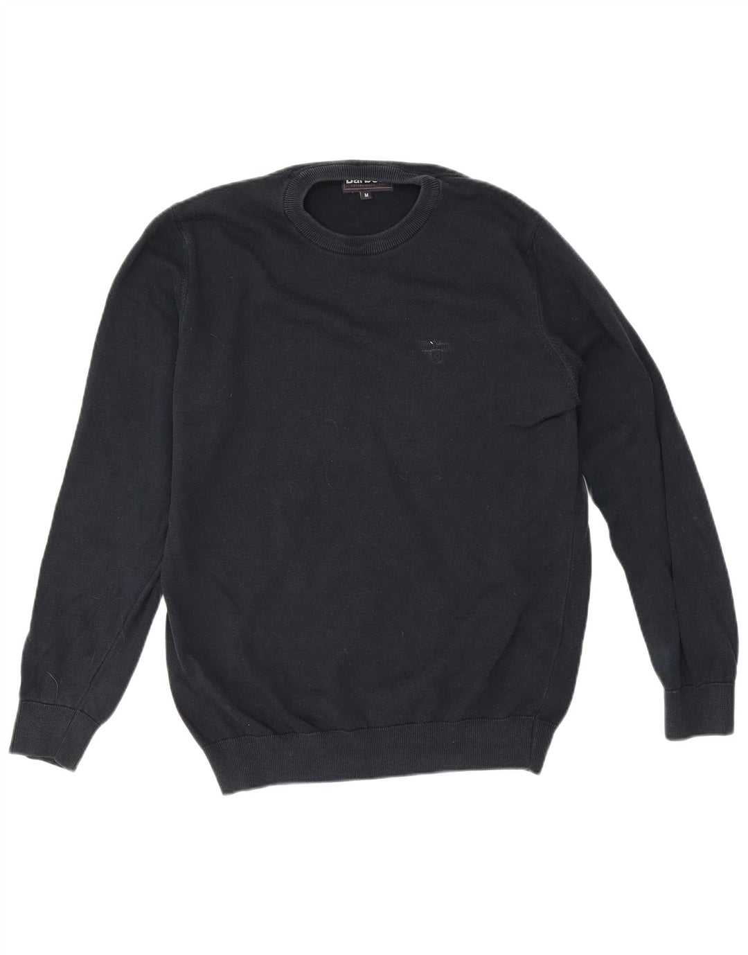 Barbour Pull ras du cou pour homme en coton bleu marine moyen