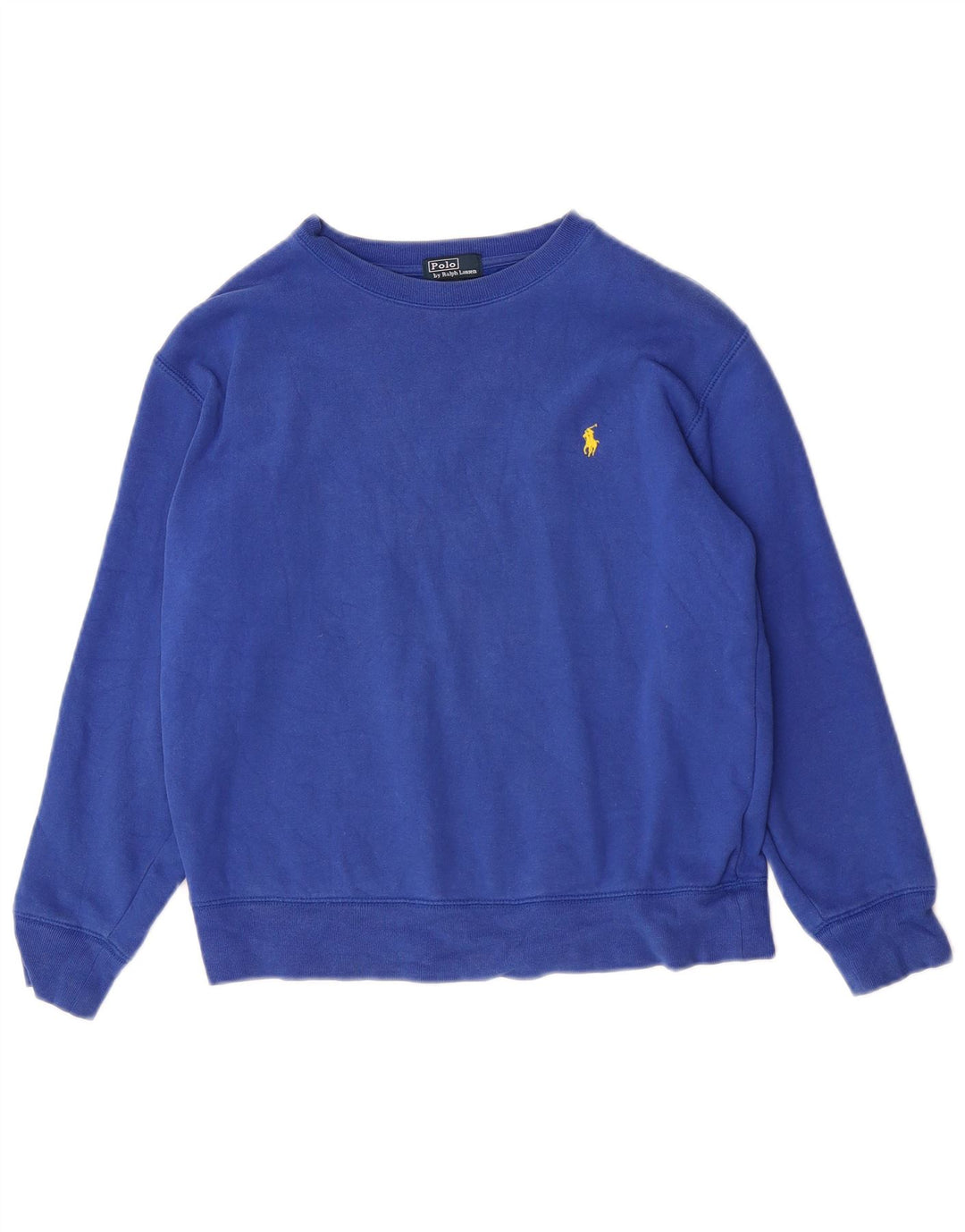Polo Ralph Lauren Sweat-Shirt Garçon 10-11 Ans Bleu Moyen Coton