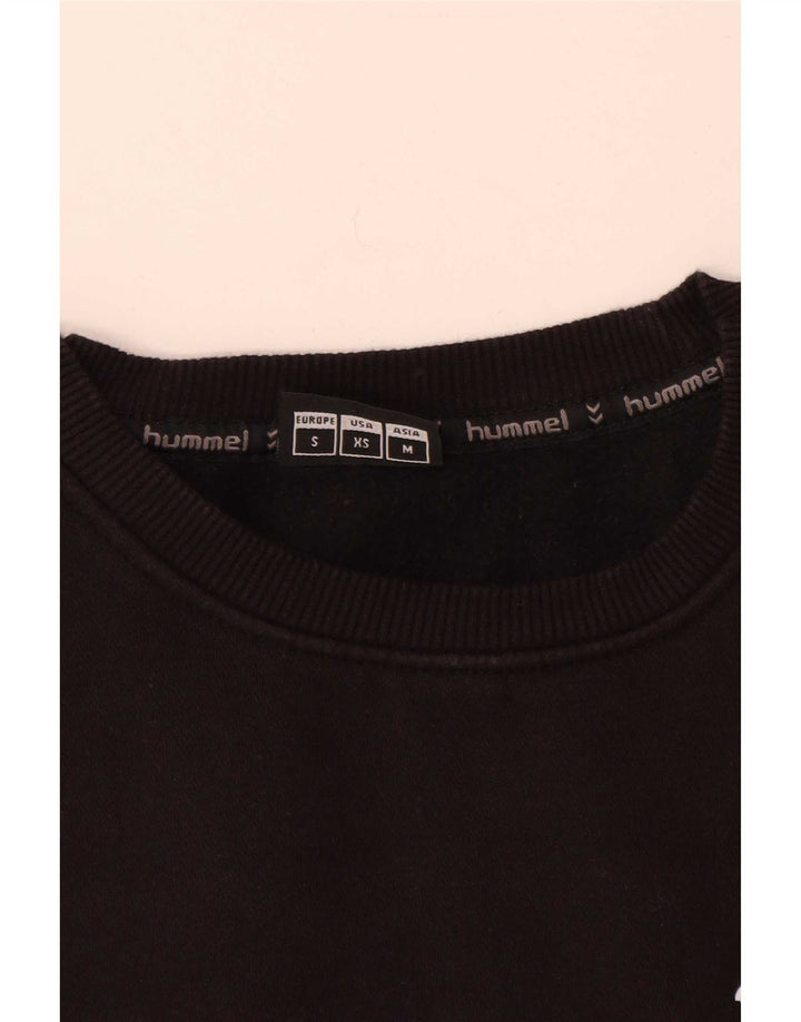 Hummel Homme Sweatshirt Jumper Petit Noir Coton