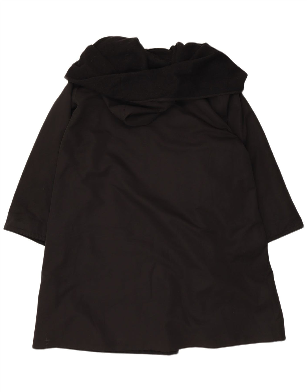pardessus à capuche femme vintage UK 18 XL Polyester Noir