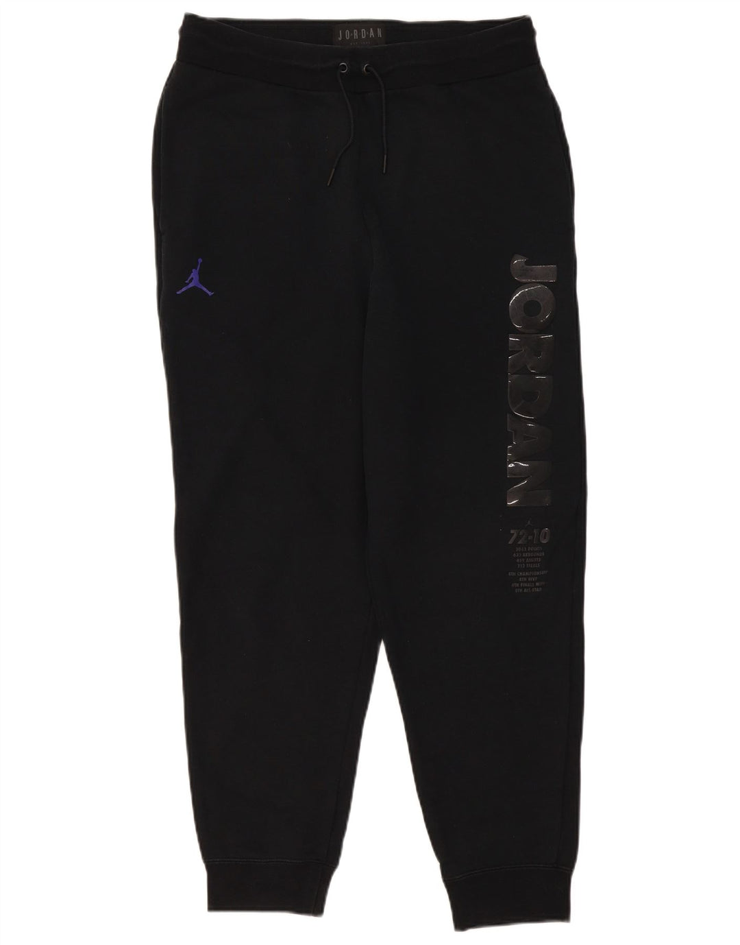 Jordan Pantalon de survêtement graphique pour homme en coton noir moyen