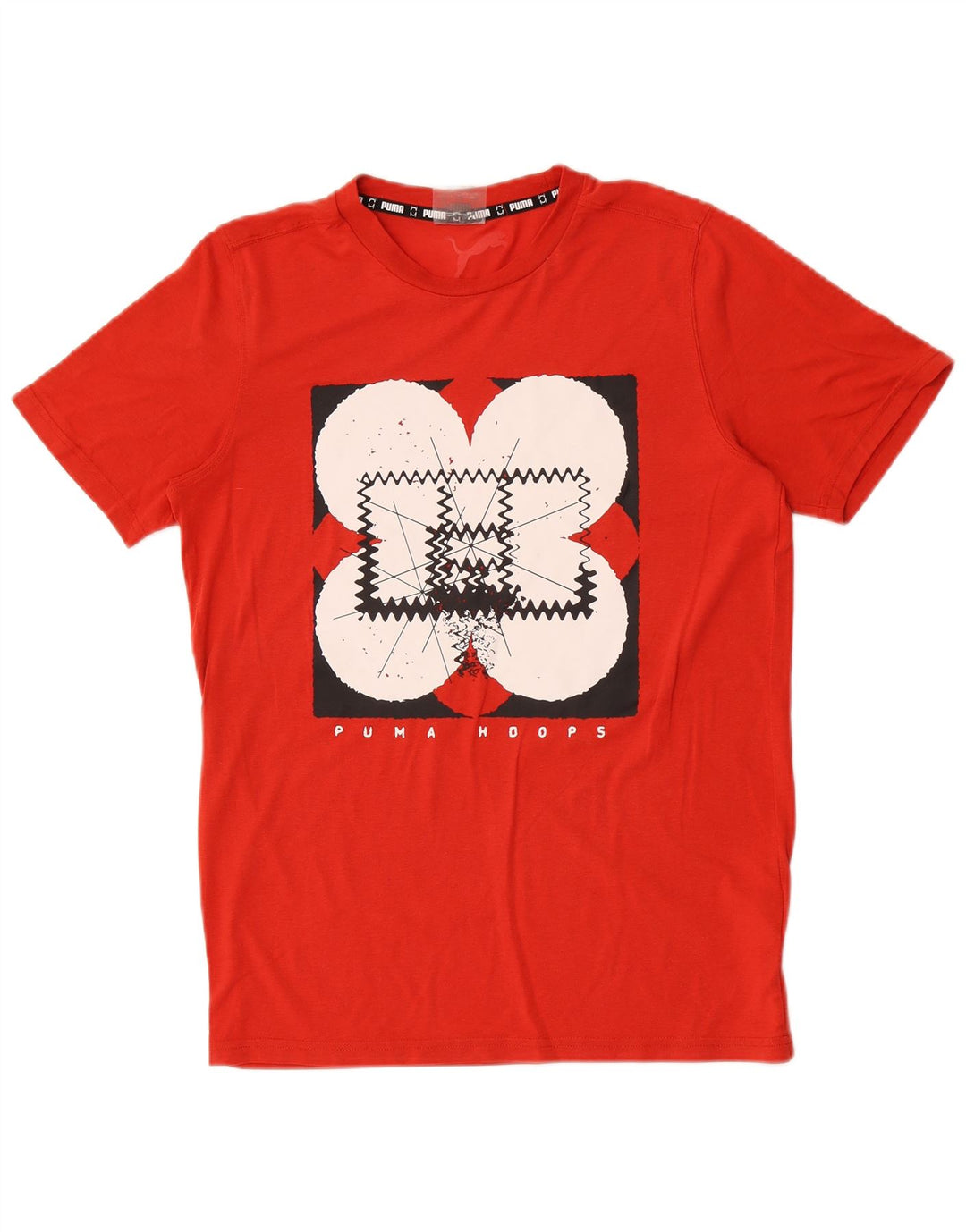 Puma T-Shirt Graphique Homme Petit Rouge Polyester
