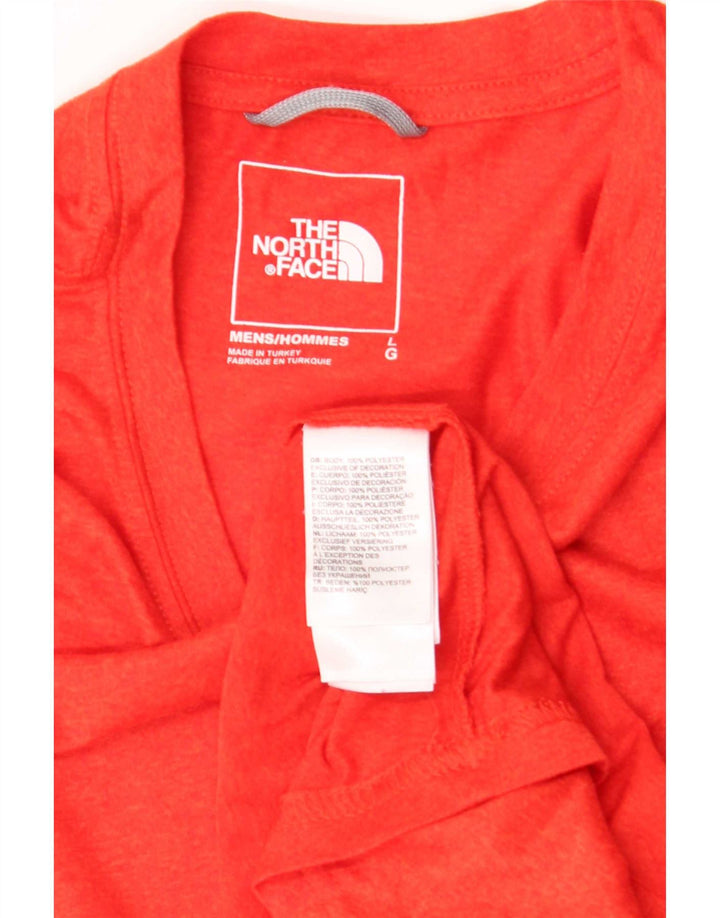 The North Face T-Shirt Homme Haut Large Rouge Polyester