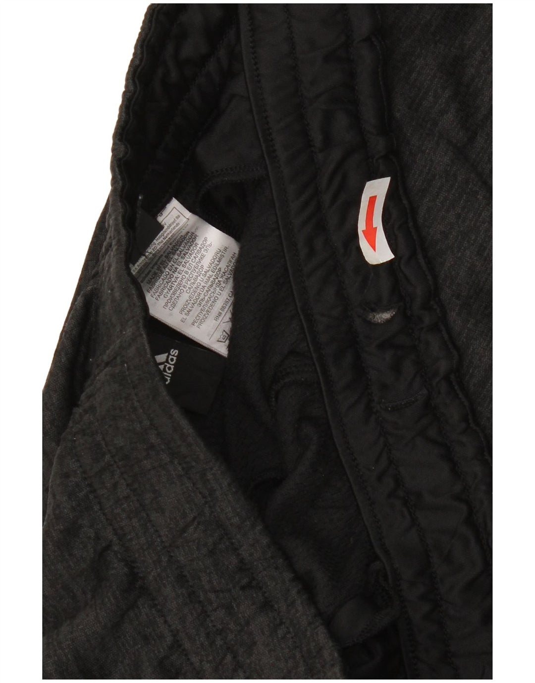 Adidas Pantalon de survêtement pour homme Large Polyester moucheté noir
