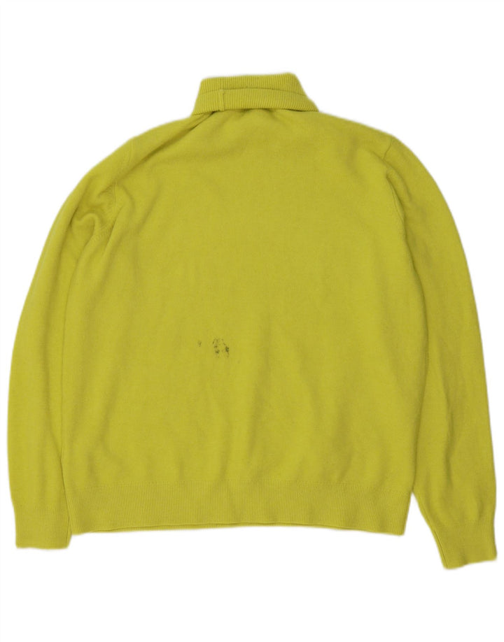 Marks & Spencer Pull Col Roulé Homme Vert Moyen Polyester