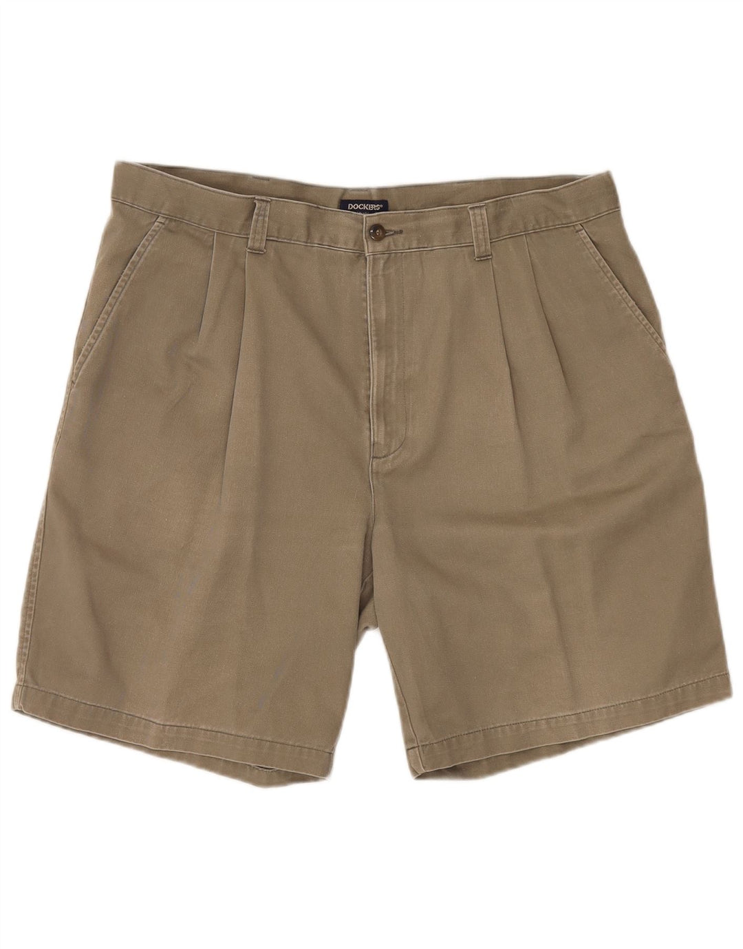 DOCKERS Short Chino Pegged Homme W40 XL Kaki Coton