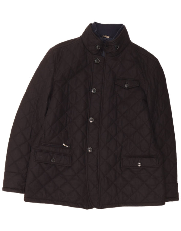 veste matelassée homme vintage IT 60 4XL Laine Bleu Marine