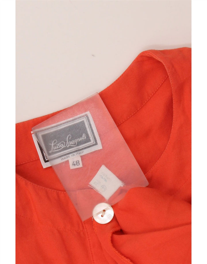 Luisa Spagnoli Femme Robe Droite IT 48 XL Orange