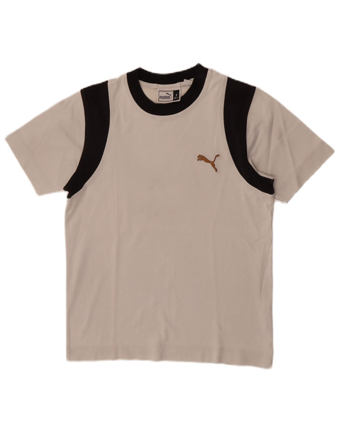 Puma T-Shirt Homme Blanc Small Colorblock