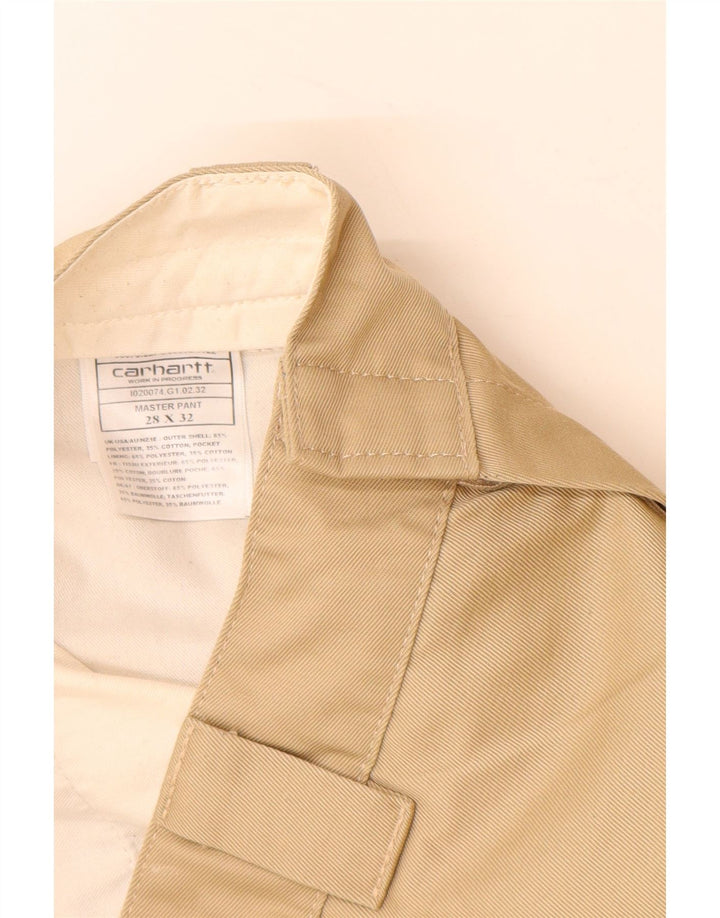 CARHARTT Pantalon Chino Slim Homme W28 L30 Beige Polyester
