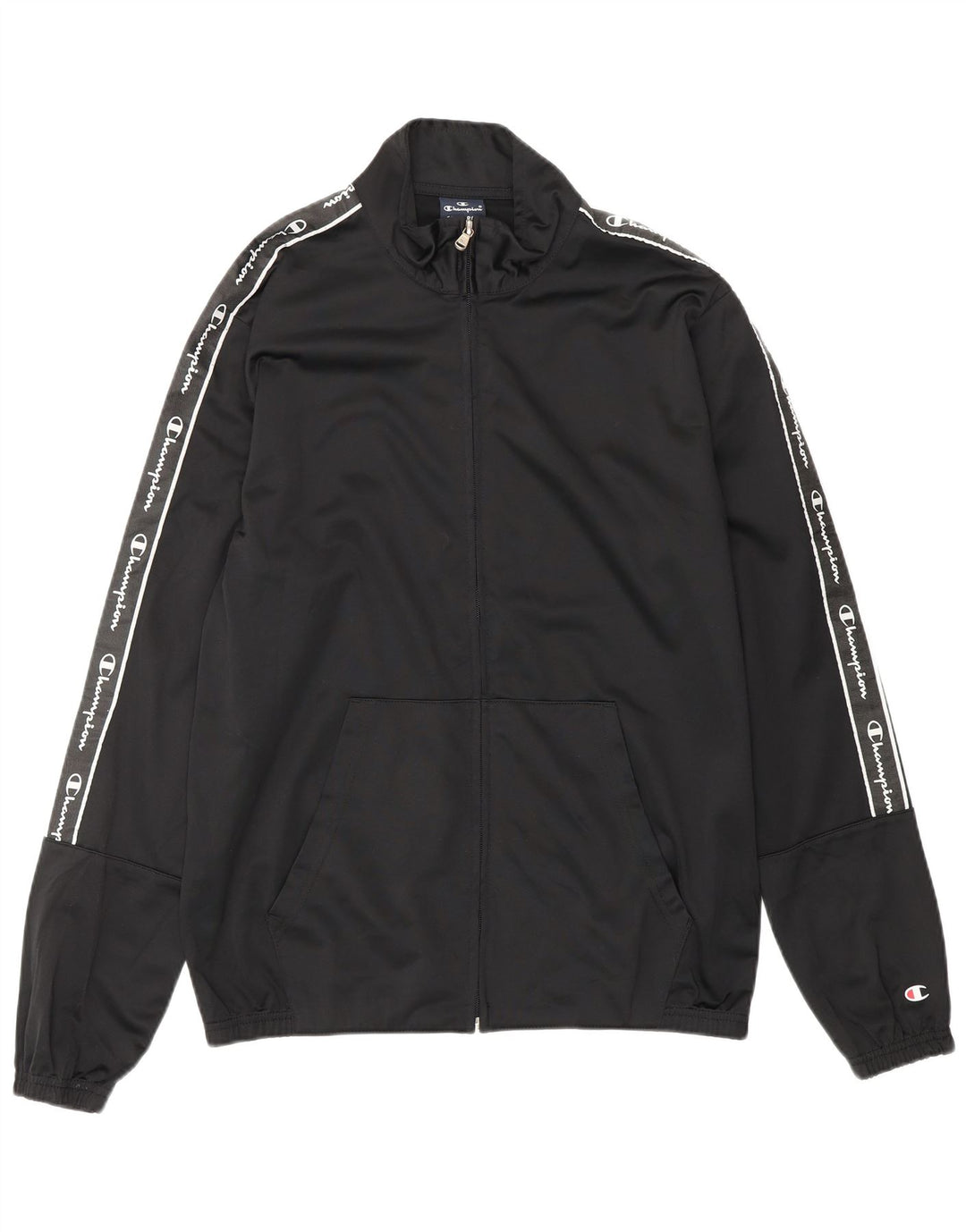 CHAMPION Veste de Survêtement Graphique Garçon 15-16 ans 2XL Noir Polyester