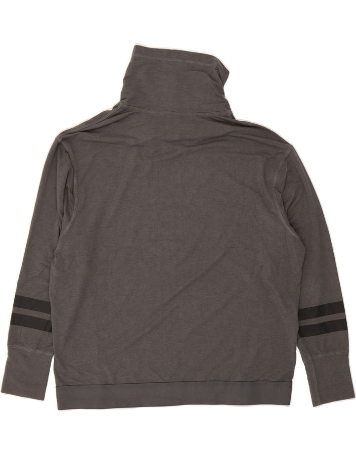 NIKE Womens Dri Fit Graphic Oversized Sweatshirt Jumper UK 18 XL Grey Vintage Nike and Second-Hand Nike from Messina Hembry 