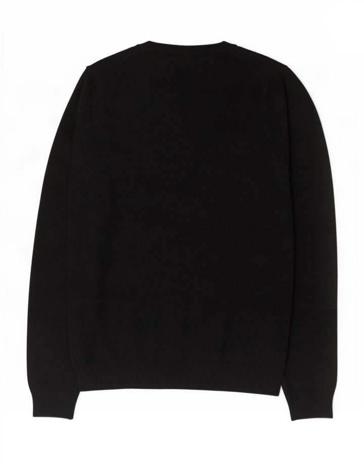 Marks & Spencer Pull Col V Homme XL Noir Laine d'Agneau
