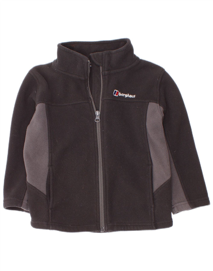 Bergans Veste polaire garçon 5-6 ans Noir Colourblock Polyester