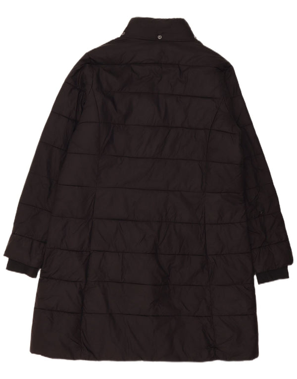 Barbour Manteau rembourré pour femme UK 16 Large Noir