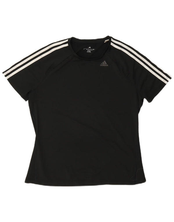 Adidas Climalite T-Shirt Top UK 20/22 XL Noir Polyester
