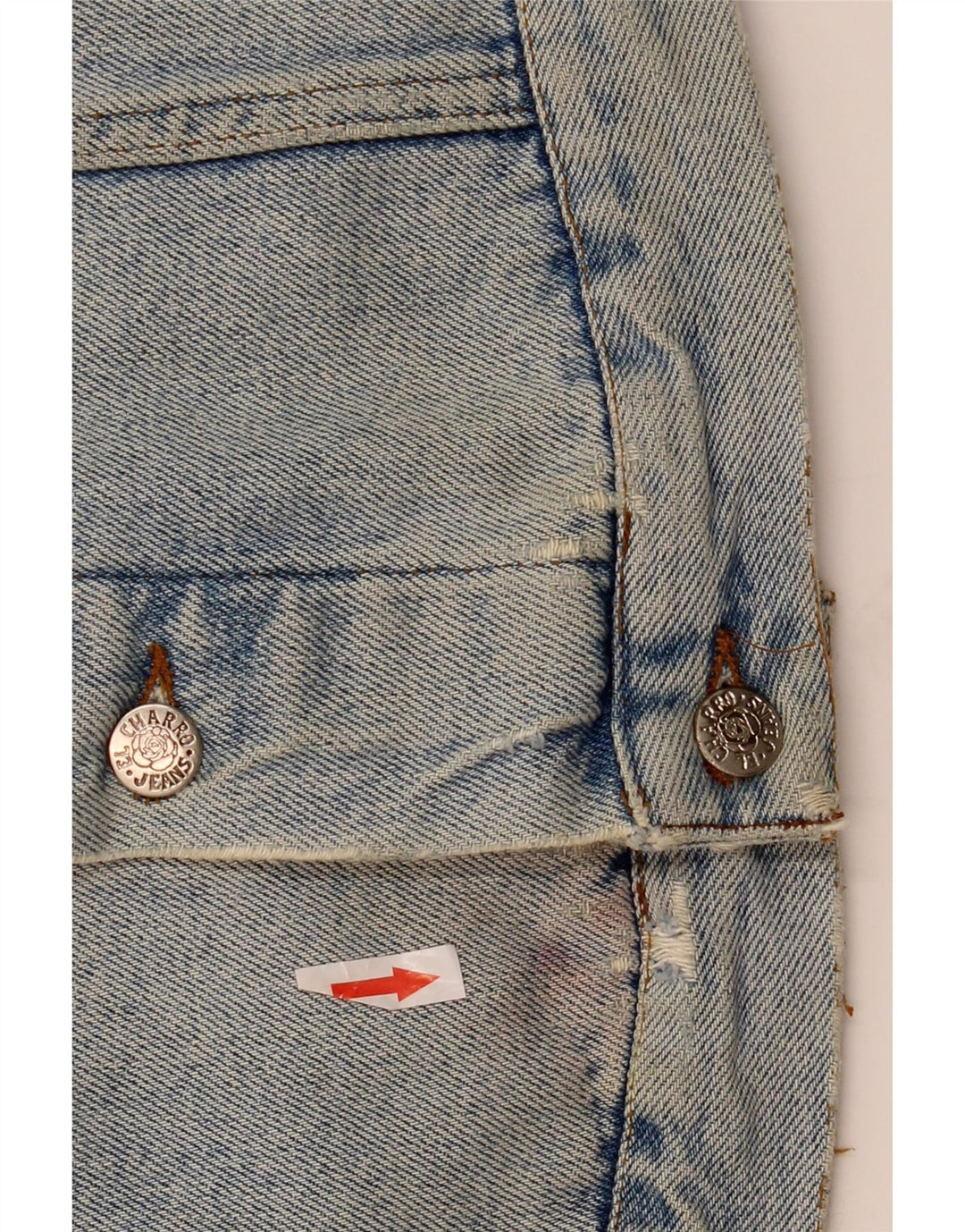El Charro Veste en Jean Homme UK 42 XL Bleu Coton